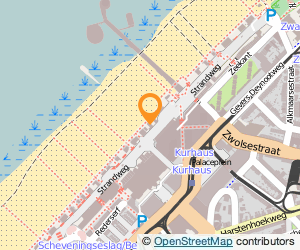 Bekijk kaart van Strandcafé & Restaurant Wensveen in Den Haag
