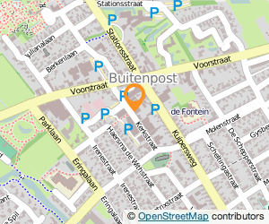 Bekijk kaart van ICI Kappers  in Buitenpost