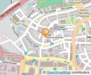 Bekijk kaart van Antiquariaat 'Van Overstraten'  in Bergen op Zoom