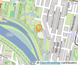 Bekijk kaart van Educatieve Tuinen Valkenburgsingel in Rotterdam