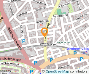 Bekijk kaart van De Groene Vos  in Arnhem