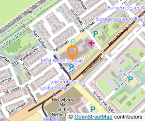 Bekijk kaart van Tandheelkundig Centrum Haaglanden in Leidschendam