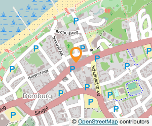 Bekijk kaart van Hotel-, café-, restaurant De Burg in Domburg