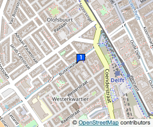 Bekijk kaart van Verloskundige Praktijk Buitenwatersloot in Delft