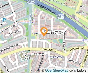Bekijk kaart van Stucadoors- en Afwerkingsbedrijf R. Vermeulen in Amsterdam