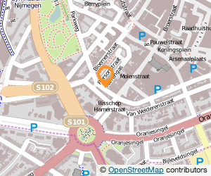 Bekijk kaart van Donatello's  in Nijmegen