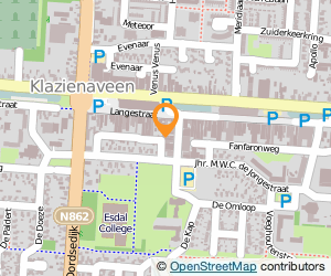 Bekijk kaart van Automatiek snackbar 'De Puntzak' in Klazienaveen