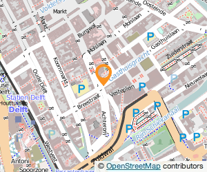 Bekijk kaart van Woonvoorziening Gasthuislaan  in Delft
