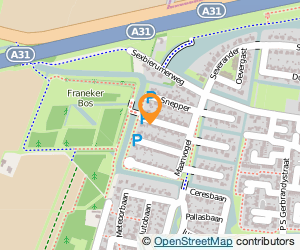 Bekijk kaart van WEB5 in Franeker
