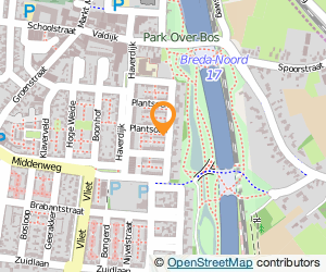 Bekijk kaart van Bedden Spijkenisse  in Prinsenbeek
