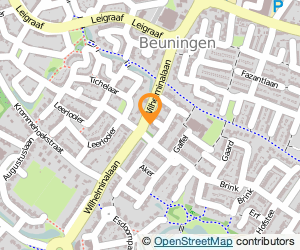 Bekijk kaart van Praktijk voor Fysiotherapie Henk Smits in Beuningen (Gelderland)