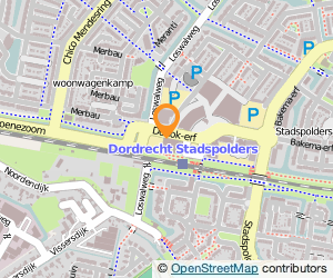 Bekijk kaart van De Bibliotheek A tot Z • vestiging Stadspolders in Dordrecht