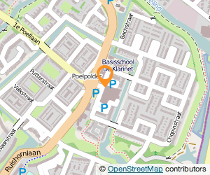 Bekijk kaart van Snackbar Poelmarkt in Lisse