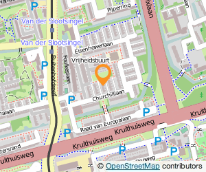Bekijk kaart van De kledingmaak ster  in Delft