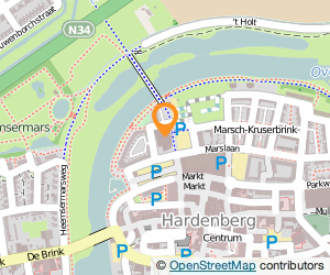 Bekijk kaart van Bioscoop in Hardenberg