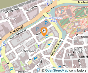 Bekijk kaart van Medifit Fysiotherapie locatie in Breda