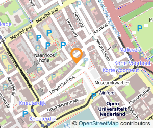 Bekijk kaart van Universiteit Leiden in Den Haag