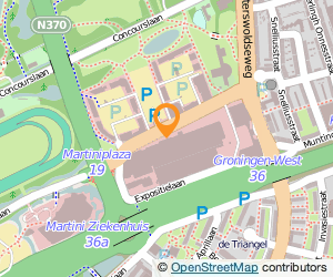 Bekijk kaart van Sport- en gezondheidscentrum Ron Haans in Groningen