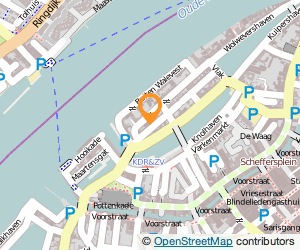 Bekijk kaart van J.H.J. Nederlof  in Dordrecht