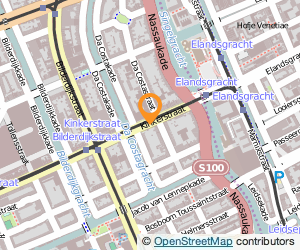 Bekijk kaart van Rijwielhandel de Hoge Bi  in Amsterdam