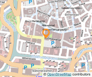 Bekijk kaart van Van der Kam Menswear in Leeuwarden
