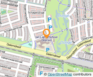 Bekijk kaart van Jan Ligthartschool Driecant  in Tilburg