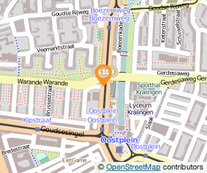 Bekijk kaart van Oostplein Fysiotherapie & Acupunctuur in Rotterdam