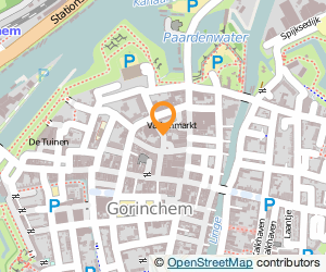 Bekijk kaart van V. der Brugge Makelaardij o.g. Hypothek. & Verzekeringen B.V. in Gorinchem