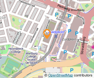 Bekijk kaart van Cluster Dienstverlening Stadswinkel Charlois in Rotterdam
