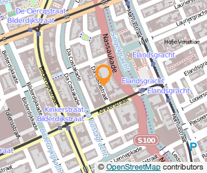 Bekijk kaart van Reisbureau Amber  in Amsterdam