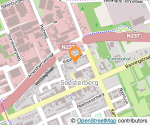 Bekijk kaart van Post in Soesterberg