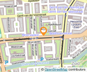 Bekijk kaart van Boots Apotheek Beethoven in Amsterdam