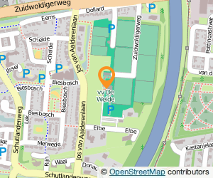 Bekijk kaart van Fysiotherapie de Weide  in Hoogeveen