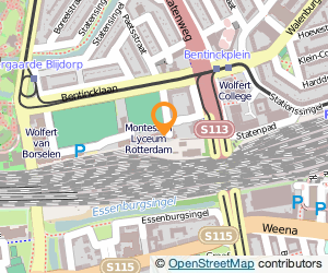 Bekijk kaart van Stichting Scholengemeenschap Montessori Lyceum in Rotterdam