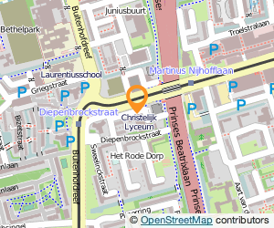 Bekijk kaart van Christelijk Lyceum in Delft