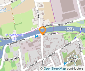 Bekijk kaart van ALDI in Sint Willebrord