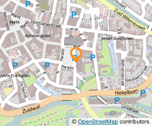 Bekijk kaart van P.V. Theater aan de Parade  in Den Bosch