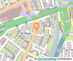 Bekijk kaart van Jurink Haarmode  in Groningen