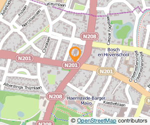 Bekijk kaart van by Hedges  in Heemstede