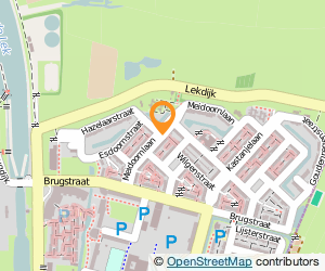 Bekijk kaart van o.b.s. De Gaard, locatie Tijl Uilenspiegel in Vianen (Utrecht)