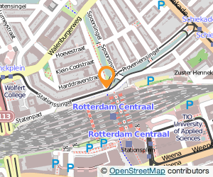 Bekijk kaart van Hotel 'Bienvenue'  in Rotterdam