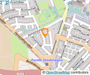Bekijk kaart van Jojo Trading  in Zwolle