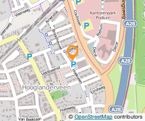 Bekijk kaart van Pedagogisch Zorg- en Adviesbureau CARE in Hooglanderveen