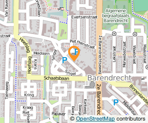 Bekijk kaart van B&B Huize Waalesteyn  in Barendrecht