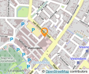 Bekijk kaart van Taxatie-Kantoor Evert Pluim B.V. in Veendam