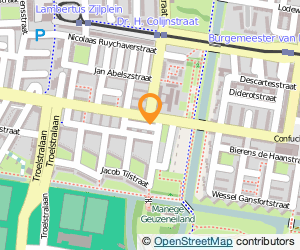 Bekijk kaart van Logopedie Westrand-020, locatie Geuzenveld/Slotermeer in Amsterdam