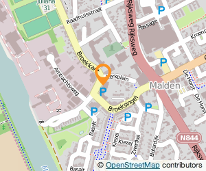 Bekijk kaart van R.K. Basisschool De Komeet locatie Gladiolenstraat in Malden