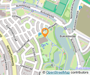 Bekijk kaart van Floraparkbad, afd. sport  in Amsterdam