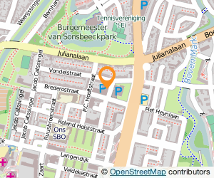 Bekijk kaart van Praktijk Podotherapie Albers  in Breda