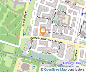 Bekijk kaart van Ton Zebregs Auto's  in Tilburg